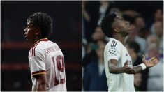 Lamine Yamal y Vinicius Jr. (EFE)