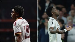 Lamine Yamal y Vinicius Jr. (EFE)