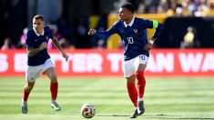 Kylian Mbappé, con Francia. (Getty)