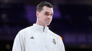 Mario Hezonja, antes de un partido con el Real Madrid. (EP)