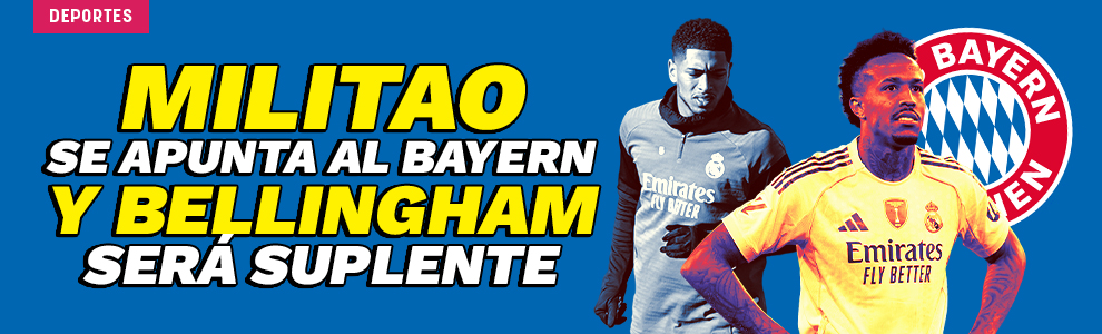 Militao se apunta al Bayern y Bellingham será suplente