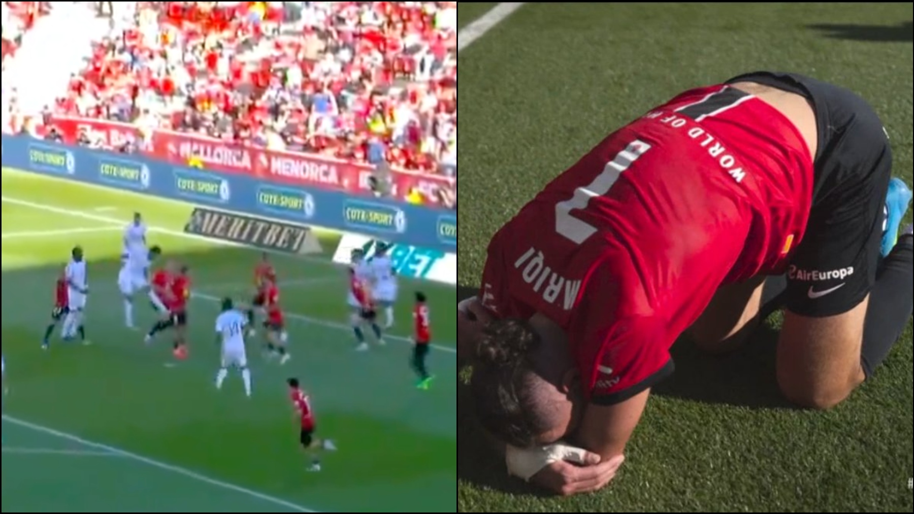 Militao marca un golazo de cabeza tras cuatro meses sin jugar y Muriqi tumba al Real Madrid