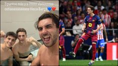 Gavi celebra la victoria contra el Atlético en redes.