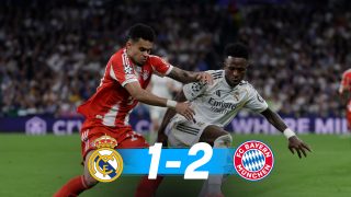El Bayern ganó 1-2 al Real Madrid en el Bernabéu.
