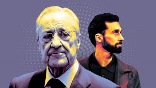 Florentino Pérez y Álvaro Arbeloa.