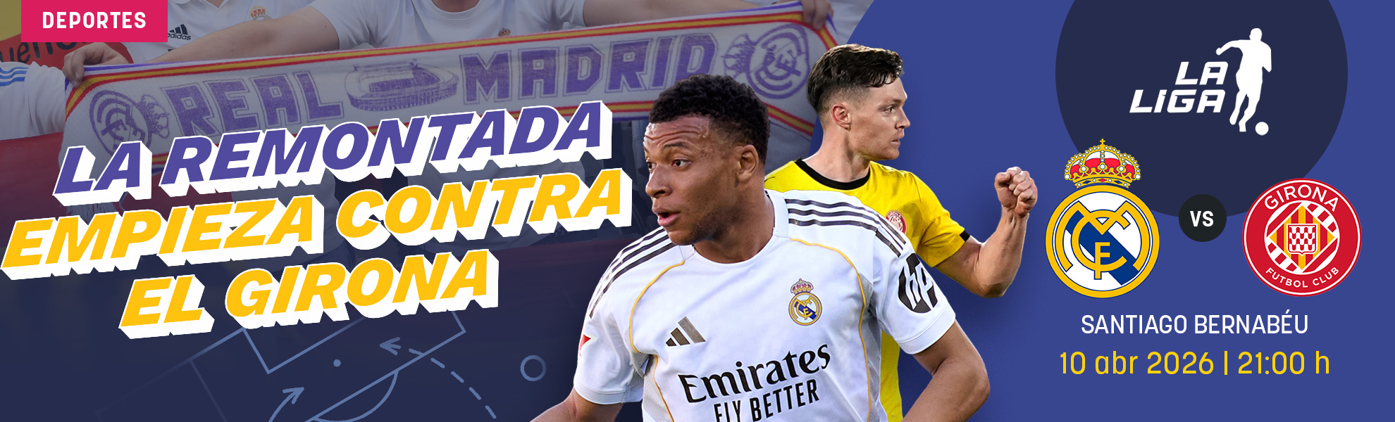 Real Madrid-Girona: la remontada empieza en el Bernabéu