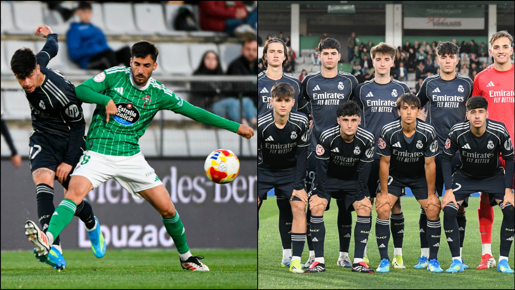 El Castilla se exhibe en Ferrol con otra goleada de escándalo