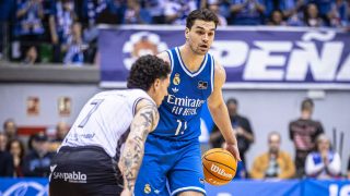 Hezonja, ante el San Pablo Burgos. (Real Madrid)