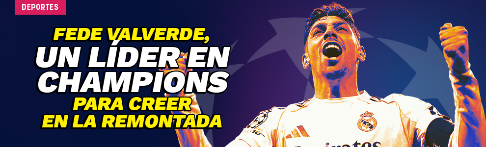 Fede Valverde, un líder en Champions para creer en la remontada