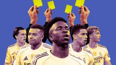 Cinco jugadores del Real Madrid están apercibidos.