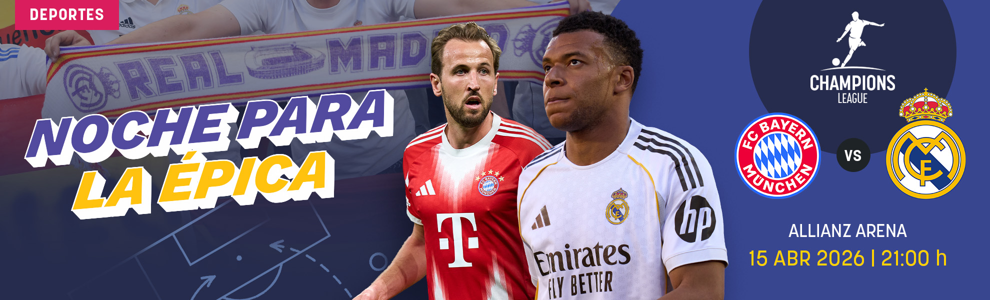 Bayern - Real Madrid: noche para la épica