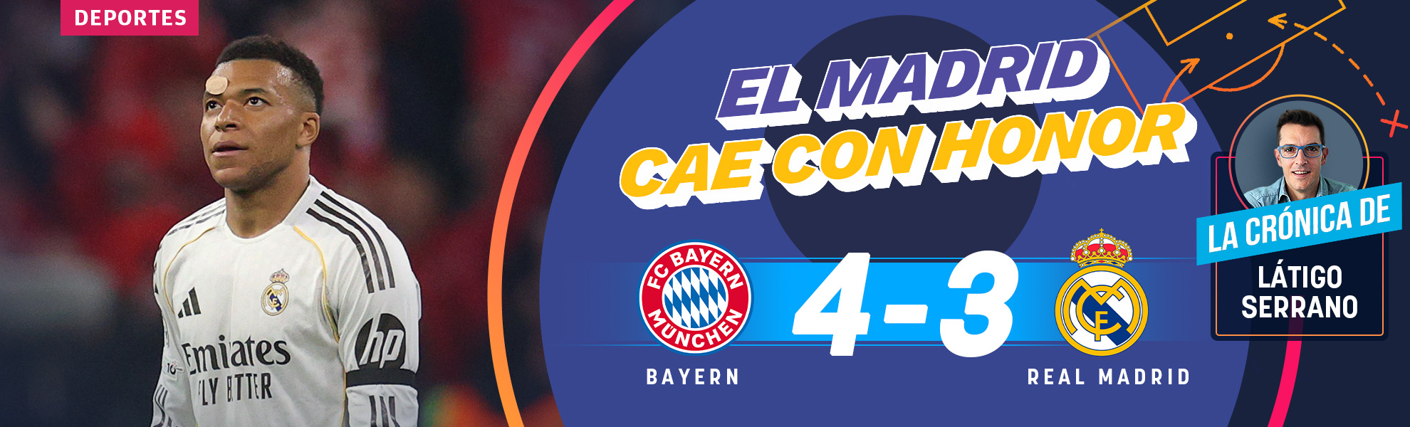 El Madrid cae con honor