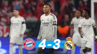El Real Madrid cayó 4-3 ante el Bayern de Múnich.