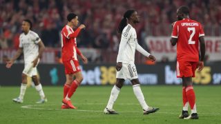 Eduardo Camavinga tras su expulsión. (Getty)