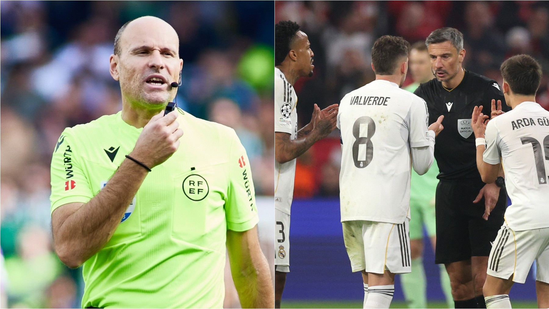 Mateu Lahoz estalla contra Vincic por la expulsión de Camavinga: Es un despiste gordo, desquicia al Madrid