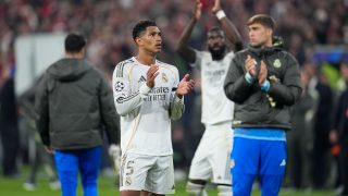 Bellingham al finalizar el Bayern-Real Madrid. (Foto: EP)