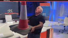 Un periodista de ‘TV3’ celebra la derrota del Real Madrid. (Captura de pantalla)