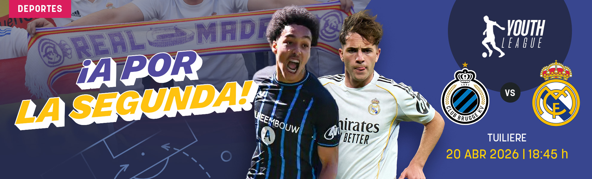 Brujas-Real Madrid: ¡a por la segunda Youth League!