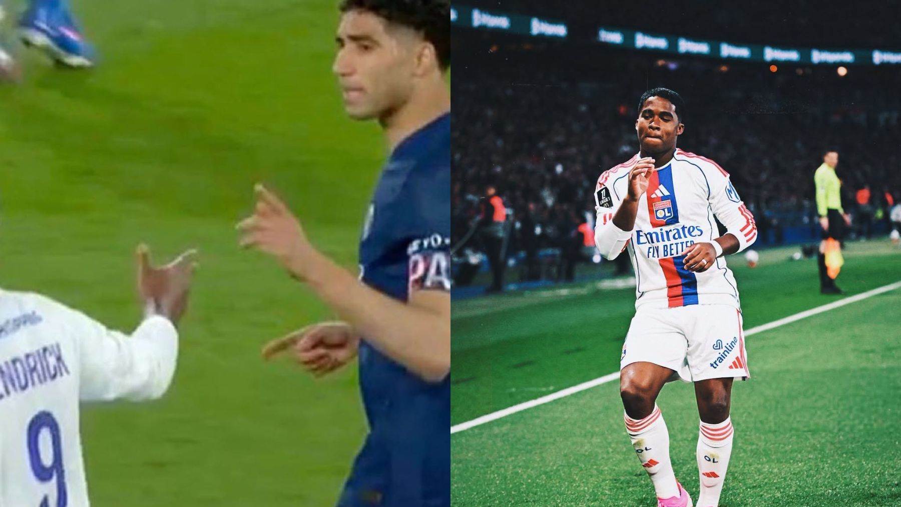 Achraf Hakimi explota contra Endrick tras su exhibición contra el PSG
