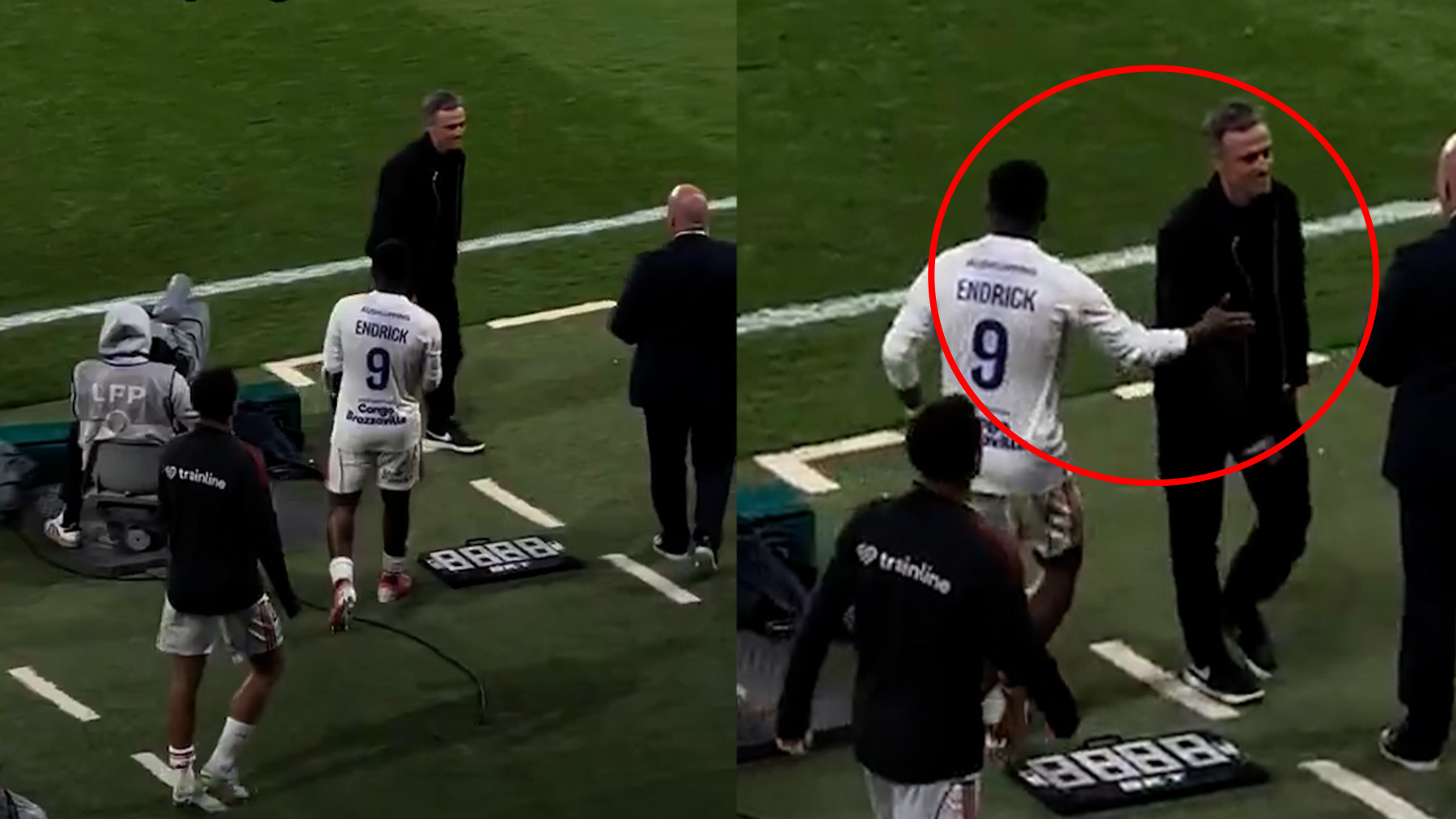 Luis Enrique desprecia a Endrick tras la derrota del PSG ante el Olympique de Lyon