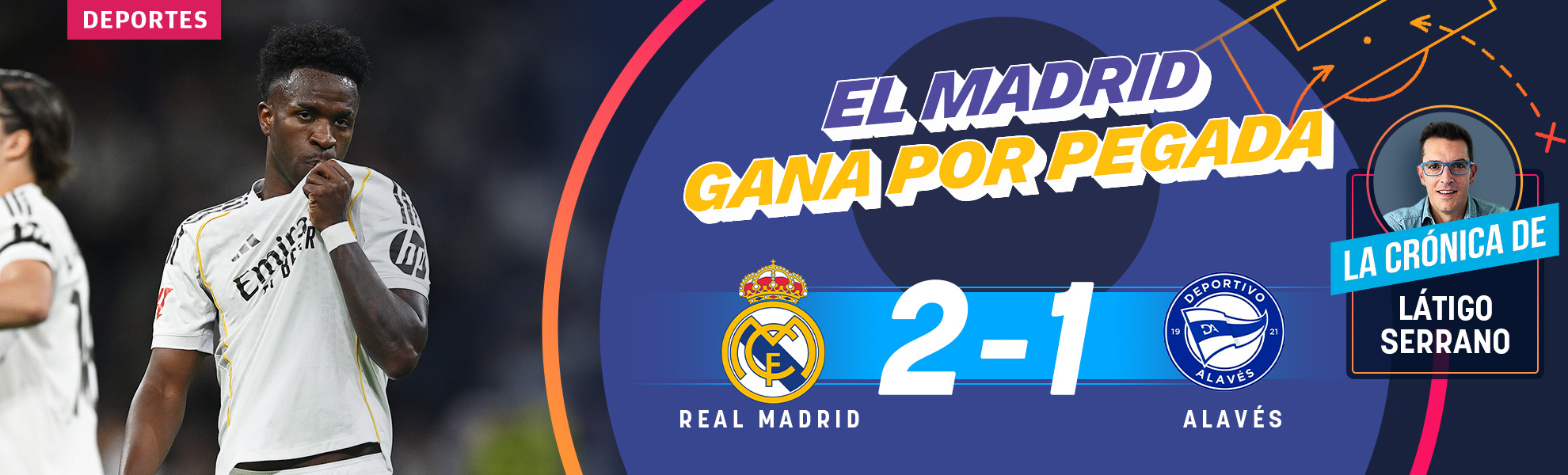 El Madrid gana por pegada
