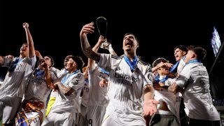 El Real Madrid celebrando la Youth League. (RM)