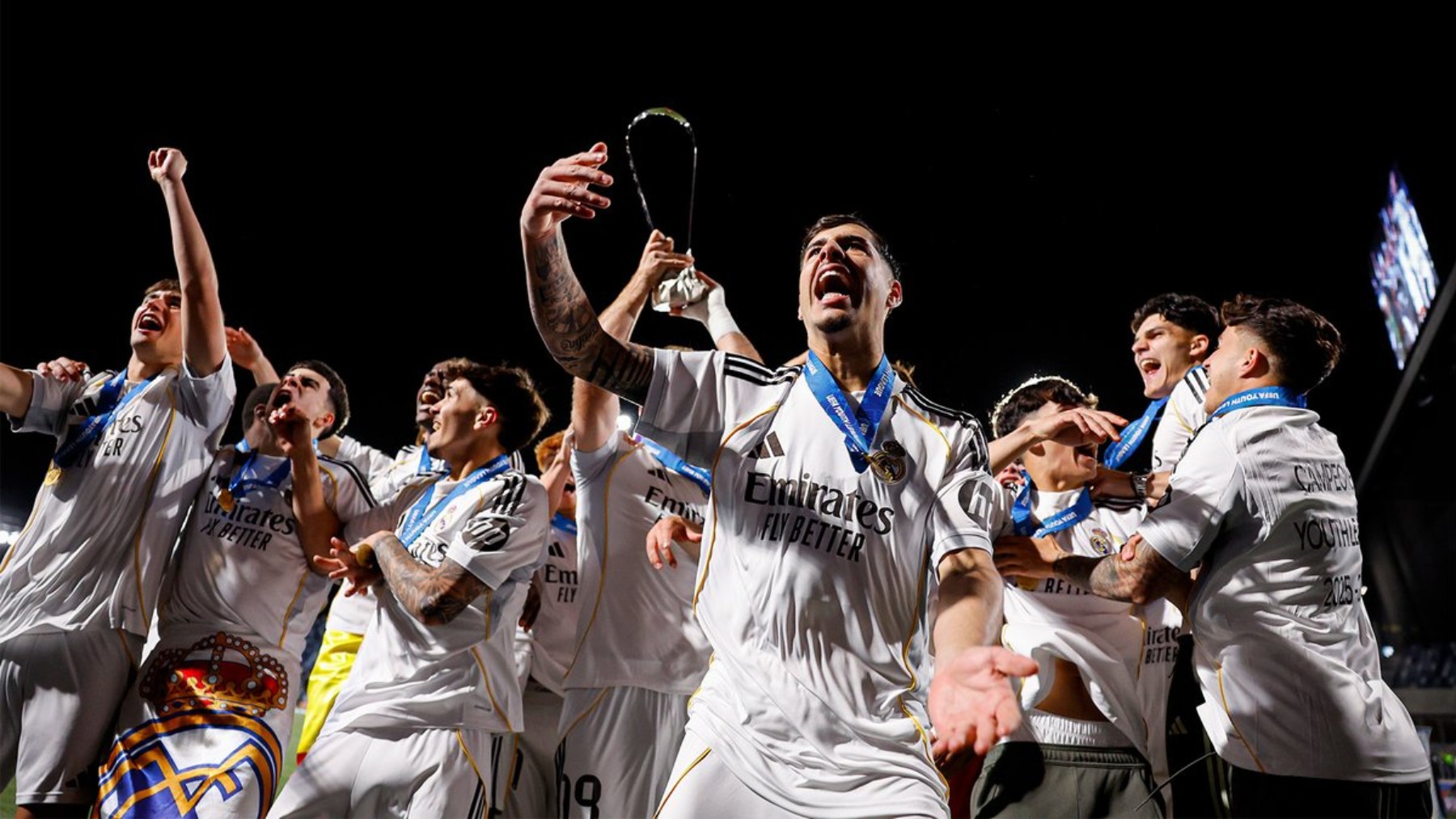 Emociona con verlo: así vivió la cantera del Real Madrid la conquista de la Youth League