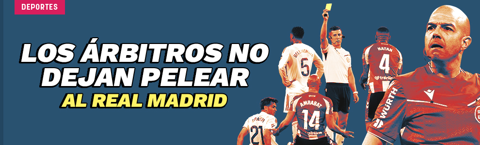 Los árbitros no dejan al Real Madrid pelear la Liga