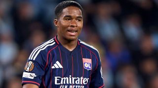 Endrick, durante un partido con el Lyon. (Foto: Getty)