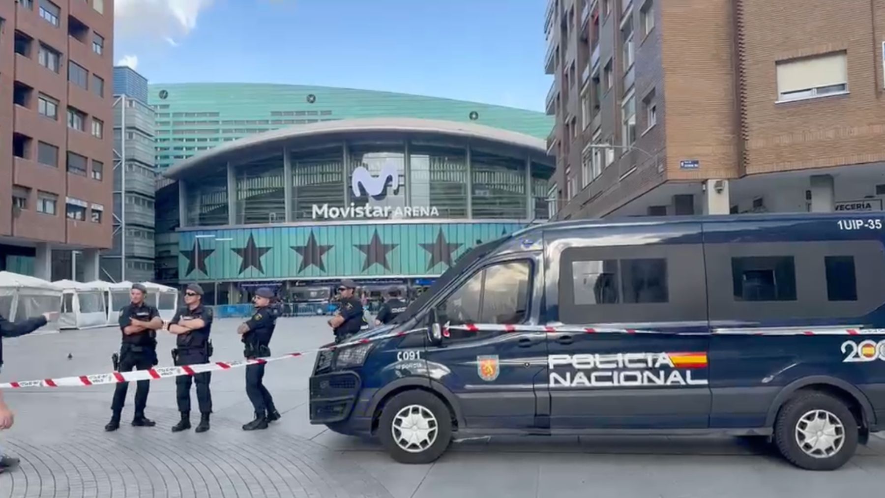 Blindaje total al Movistar Arena: macrodispositivo del Gobierno para aislar el Real Madrid-Hapoel