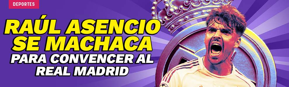 Raúl Asencio se machaca para convencer al Real Madrid