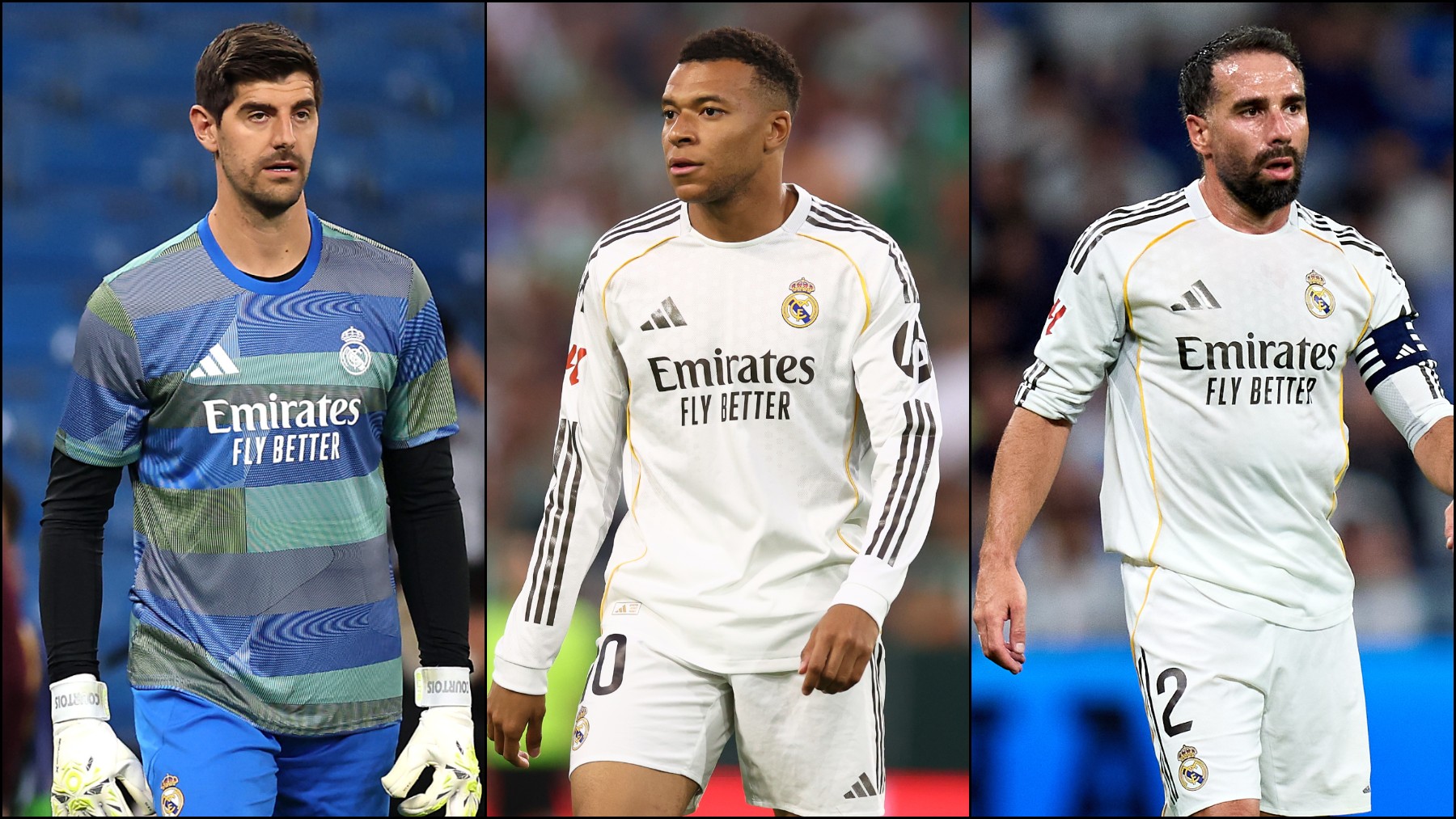 Mbappé y Courtois trabajan para estar en el Clásico y Carvajal da el susto