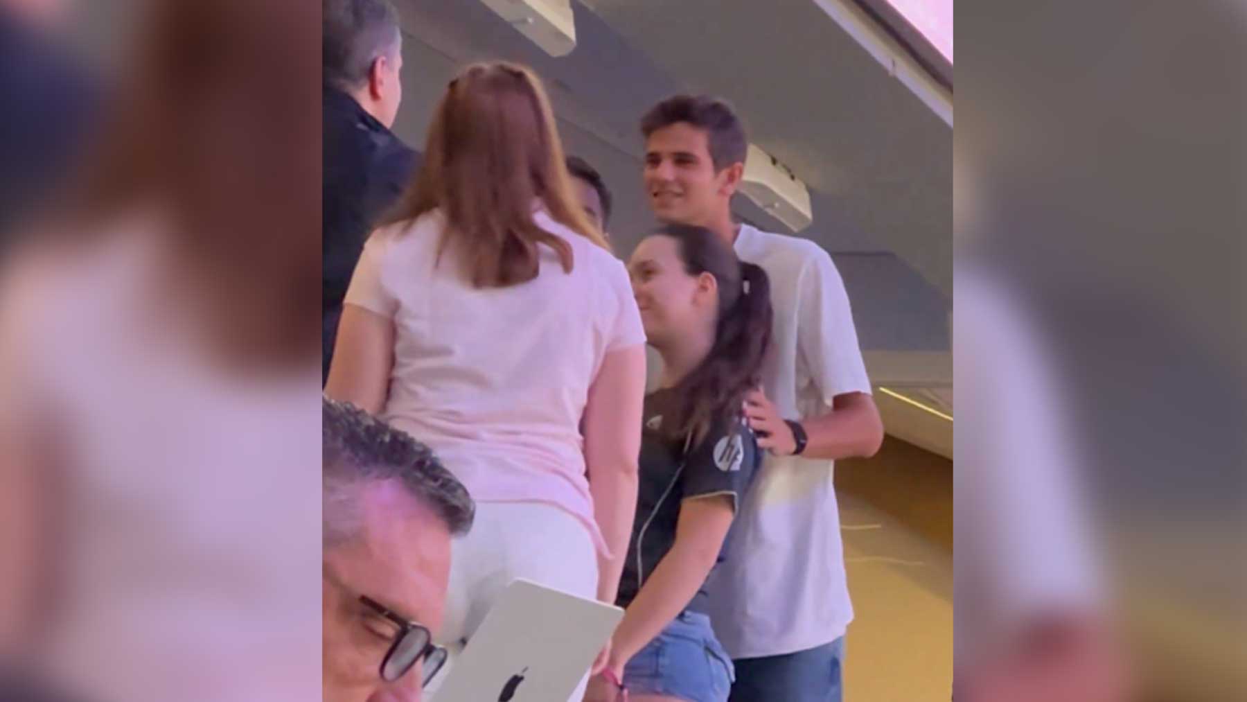 Rafa Jódar no se pierde una: también acude al Real Madrid-Hapoel tras pasar por el Bernabéu