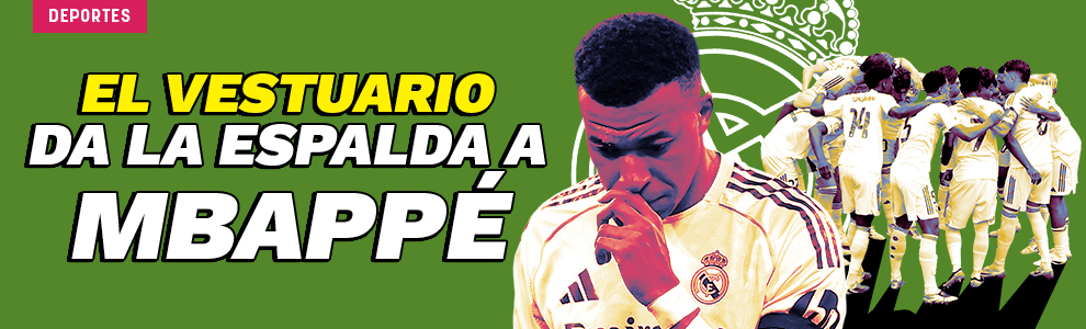 El vestuario del Real Madrid da la espalda a Mbappé