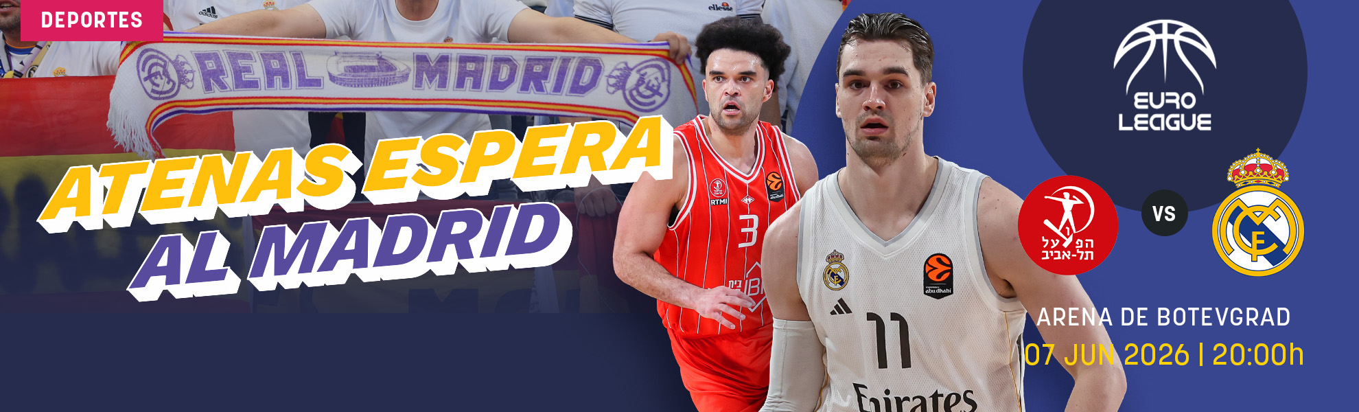 Atenas espera al Real Madrid