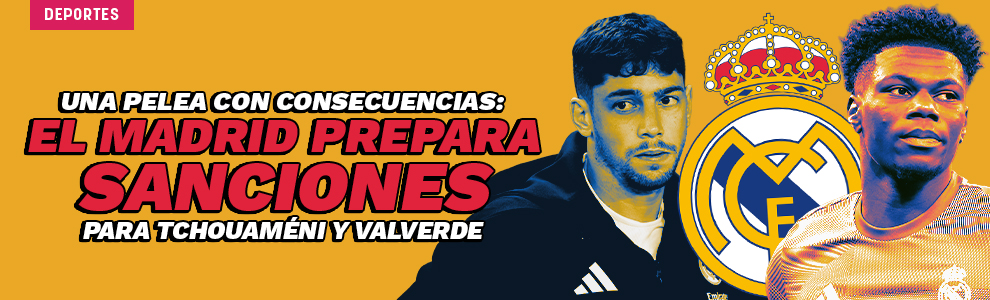 Una pelea con consecuencias: el Real Madrid prepara sanciones para Tchouaméni y Valverde
