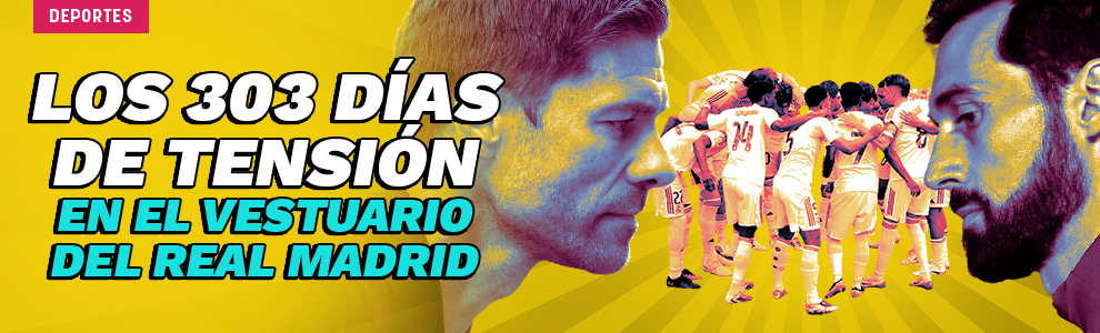Los 303 días de tensión en el vestuario del Real Madrid
