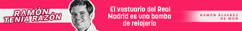 El vestuario del Real Madrid es una bomba de relojería
