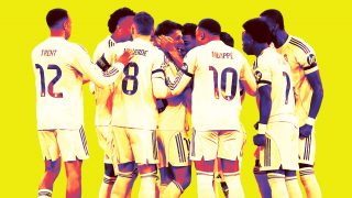 Imagen de los jugadores del Real Madrid.