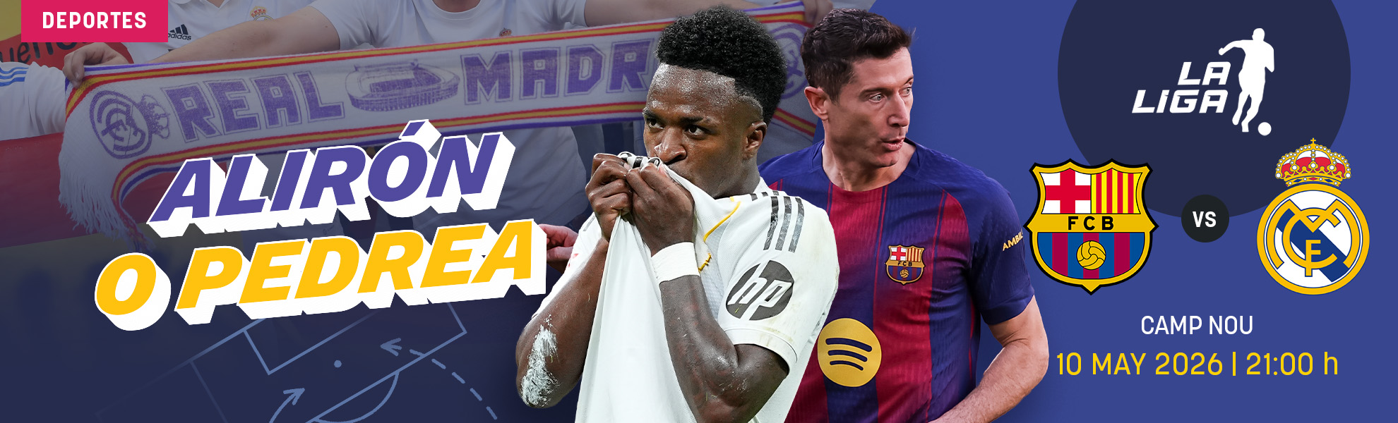 Barcelona-Real Madrid: alirón o pedrea