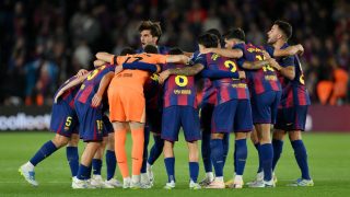 El Barcelona antes del Clásico. (Getty)