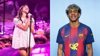 Olivia Rodrigo y Lamine Yamal. (Getty y EP)