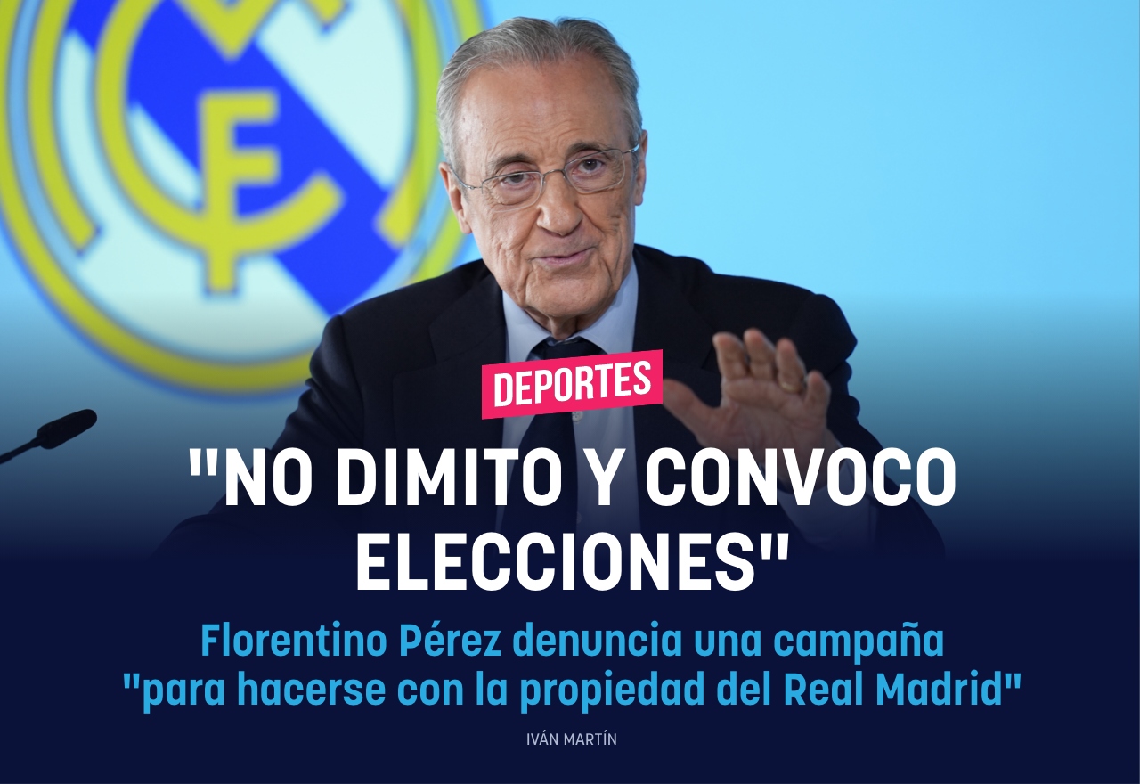 Florentino Pérez defiende su gestión al frente del Real Madrid y convoca elecciones