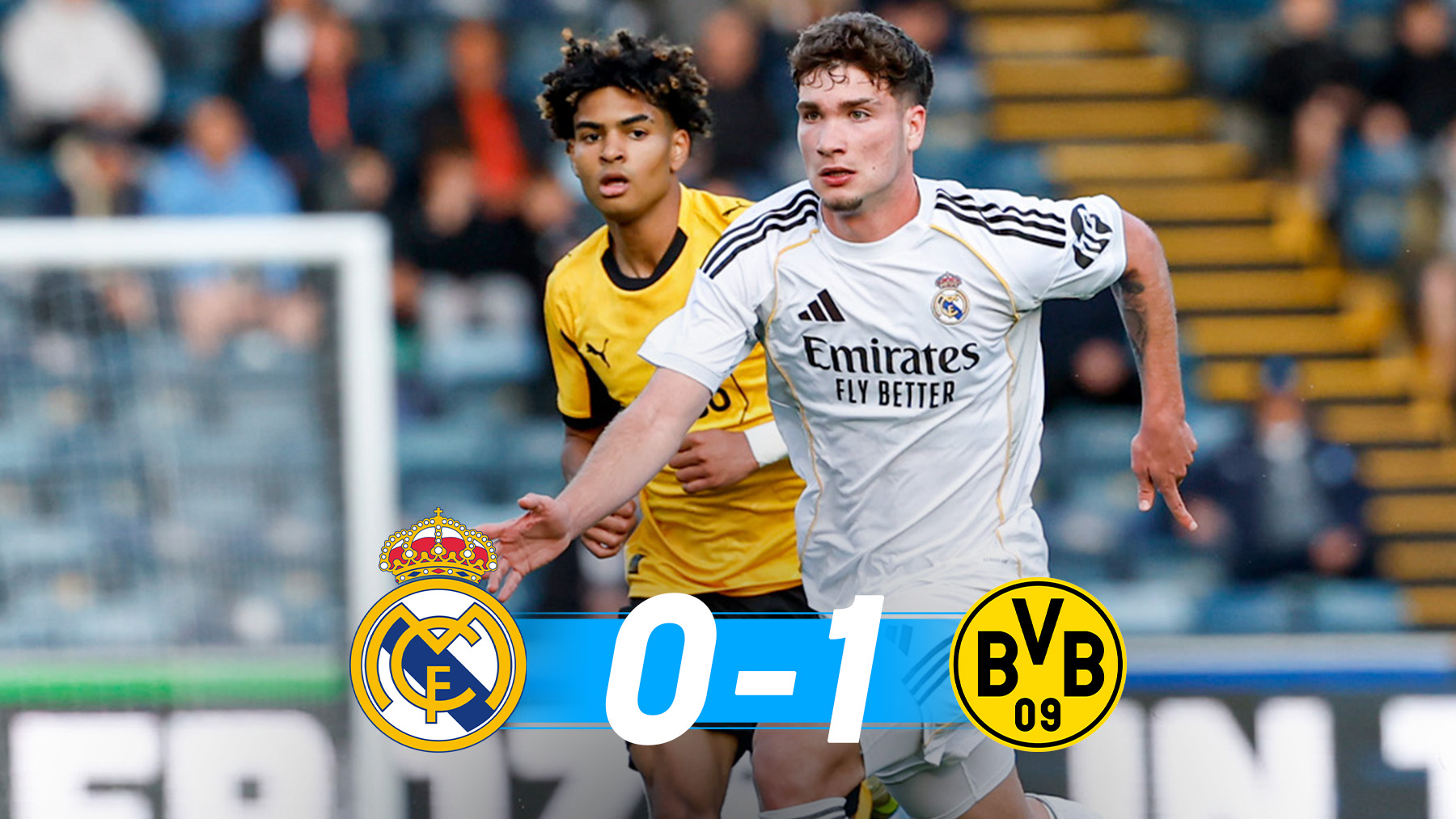El Castilla cae ante el Dortmund y se queda con la miel en los labios en Inglaterra