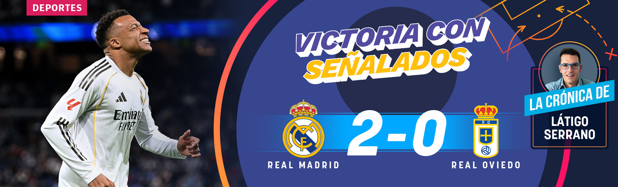 Victoria con señalados