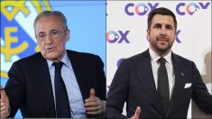 Florentino Pérez y Enrique Riquelme.