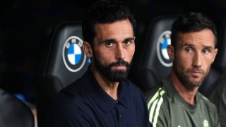 Álvaro Arbeloa en el Real Madrid-Oviedo. (Getty)