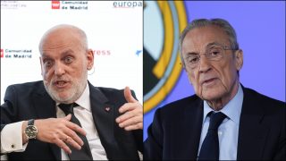 Javier Tebas y Florentino Pérez. (EP)