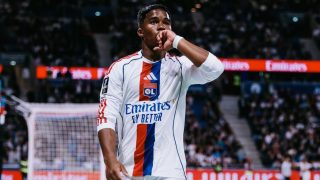 Endrick celebrando un gol con el Lyon. (OL)