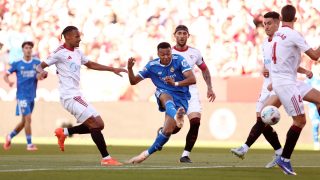 Mbappé en el Sevilla – Real Madrid. (Getty)